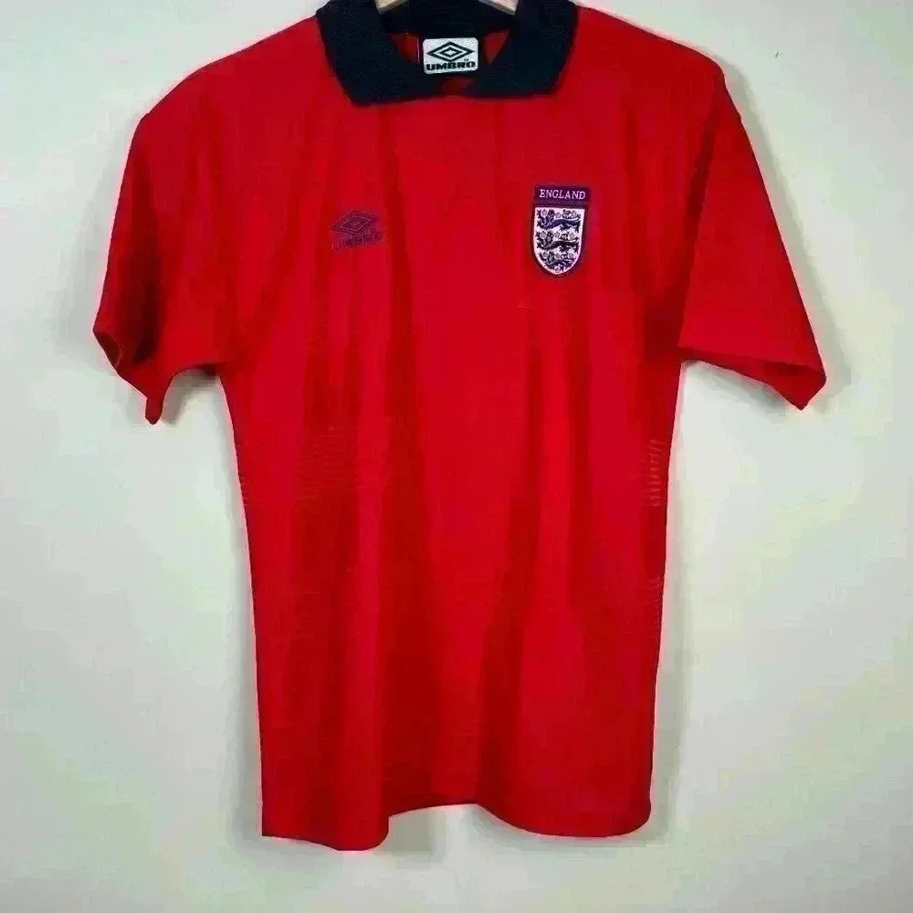 UMBRO England Football Shirt Jersey Away 1999-2001 Soccer Kids Youth XL 12-14